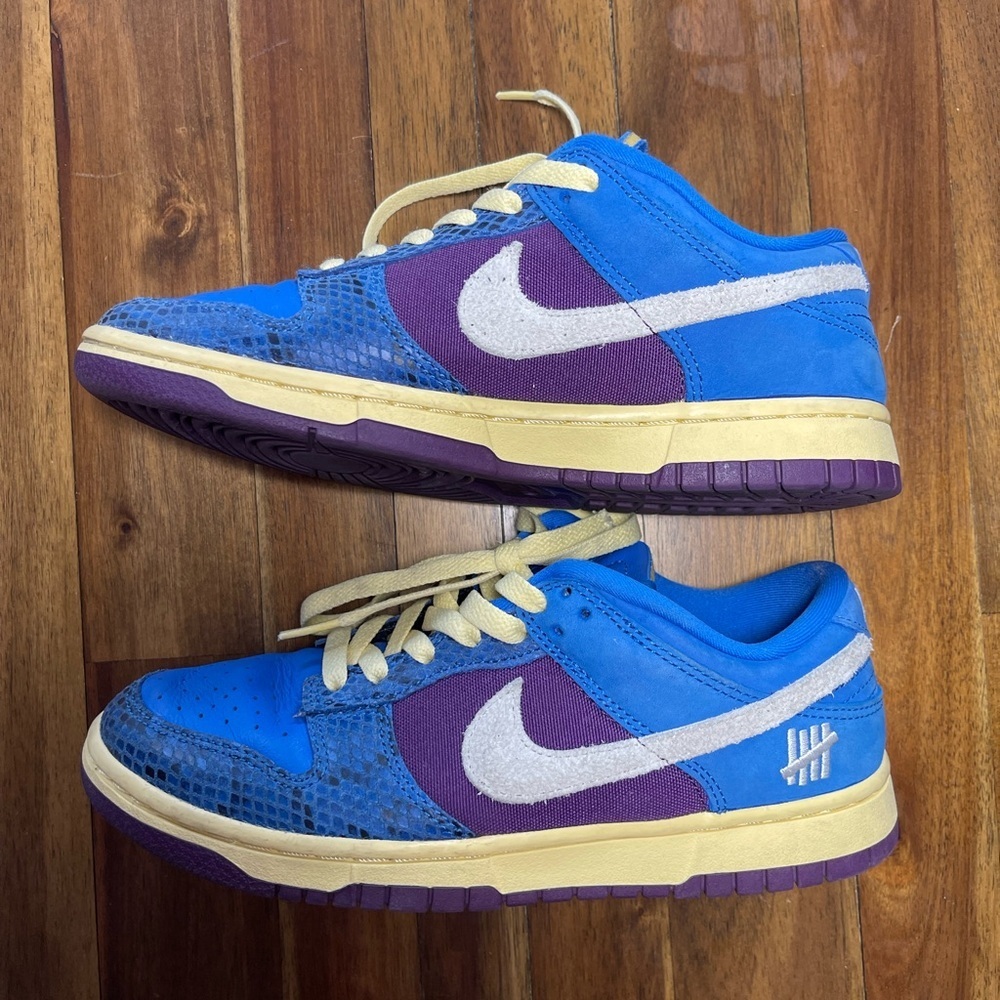 Nike Dunk Low SP x Undefeated 5 On It Blue Purple DH6508-400 Mens 6.5 - Picture 2 of 13